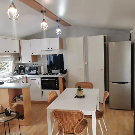 Mobil-home Cosy Avec Terrasse Et Jardin Privatif Campingplatz La Bernerie-en-Retz